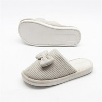 셀러허브 패션 [잇백잇슈] 여성니트거실화 겨울실내화 리본 파스텔