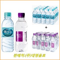 농심 백두산 백산수330ml(20개)+몽베스트330ml(20개), 40개, 330ml