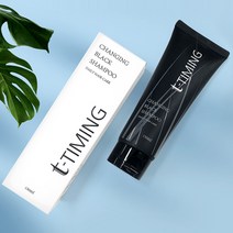 (새치/탈모/두피케어) 티 타임 체인지 블랙 갈변샴푸, 150ml 1개
