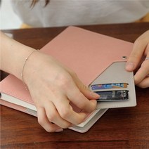 헐트 스프링 32절 (14.5x20cm) 다이어리 PU 인조가죽 플래너 수첩, 네이비 그린(노트식)