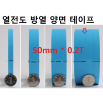 50mm고온 열전도 양면 테이프 방열테이프