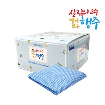 살림의고수 빨아쓰는 행주 접지형 50매 (파랑), 1, 파랑