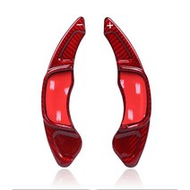 패들쉬프트 스팅어 페들 연장킷 튜닝용품 폭스바겐 VW 골프 7 GTI MK7 R GTD GTE 시로코 자동차 스티어링 탄소 섬유 패들 시프트, 2.red carbon