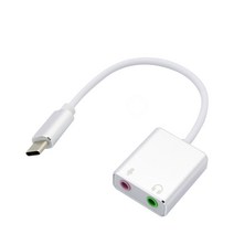 Coms USB C타입 사운드 카드 7.1 컨버터 BT326