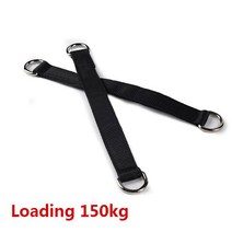 DIY 홈 체육관 Lat 당겨 장비 휘트니스 핸들 T-바 그립 와이어 로프 Pully Carabiner 액세서리 착석 조정 운동을위한, 하나, Hanging Strap