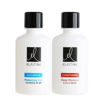 엘라스틴 엘지 모이스처 여행용 샴푸 50ml+린스 50ml, 단품없음