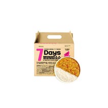 디자인밀 7Days 영양덮밥소스 (160gx7EA) 밥대용 식단조절 식이요법, 6개