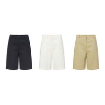 [헤지스 레이디스] 클래식 면 치노 5부팬츠 HSPA3B322