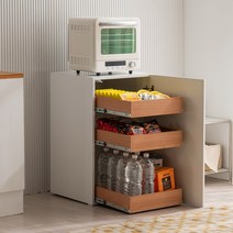 빌트 키낮은 팬트리 주방수납장 480, 실키그레이