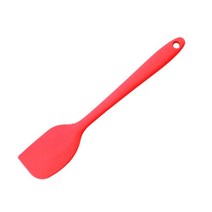 6 색 실리콘 주걱 내열성 유연한 비 스틱 슬림 항아리 블렌더 크림 버터 케이크 브러쉬 베이킹 도구, B-Red