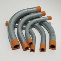 스틸파이프용 노말 90도 밴딩파이프 전기배관자재 16mm 22mm 28mm 노말밴딩 강재전선관용 밴딩파이프