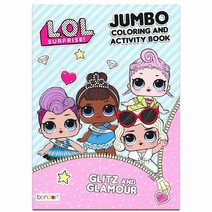 L.O.L. Surprise! LOL! 80PG 컬러링 북-1개 멀티컬러
