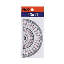 핸디몰 자모음(방안자.직자.줄자.삼각자.종합자세트.모양자 각도기.분도기), 13cm 각도기