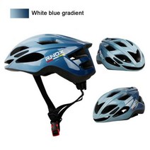 RNOX 초경량 사이클링 헬멧 일체형 자전거 MTB 도로 안전 모자 전기 스쿠터 오토바이, White BLue, 해외배송, 58-63cm