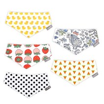 강아지 고양이 코튼 스카프, 1개, 땡땡이(L)