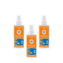 하이 프로텍션 썬 크림 125g Alphanova Sun Creme Haute Protection 프랑스 아기제품, 3팩
