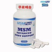 옵티엠에스엠 식용 먹는 유황가루 msm식이유황 70대영양제 엠에스엠 MSM 어드밴스드 조인트 서포트 120정