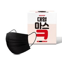 국산 대형 블랙마스크 블랙마스크, 200매, 1개, 블랙