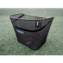 (바이크7) 자전거 고정식 바구니 - 블랙 실버, 1개, 고정식 망 바구니 (실버)