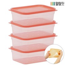 생활엔 [생활엔]말랑핏 차곡차곡 식재료 보관용기 650ml X 4P