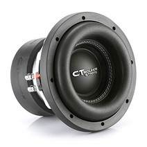 CT 사운드 STRATO-8-D4 최대 1200와트 8인치 자동차 서브우퍼 듀얼 4옴, 8 inch - Dual 2 Ohm