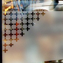 고급컷팅안개시트_십자타일2_90x45cm, 단품