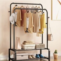 베이직 더블 스텐드 행거, 블랙