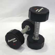 아메리칸 12각 고무 덤벨 아령 홈트 20kg 22.5kg 25kg 27.5kg 30kg 32.5kg 35kg 37.5kg 40kg 45kg 50kg, 37.5kg(낱개)