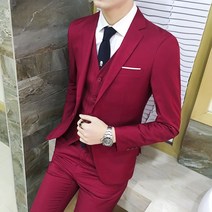 양복 정장 남성 쓰리 피스이다 슬림 직업 오피스 신랑 들러리 결혼예복 셋업 복장 842815376