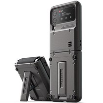 베루스 갤럭시Z플립4 거치대 하드 범퍼 힌지 보호 휴대폰 케이스 퀵스탠드 액티브
