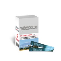 와우커피 리얼에스프레소 디카페인 액상스틱커피 11ml 20개입 액상커피 임산부커피, 1박스