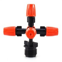 정원 스프링클러 자동 급수 잔디 360 도 원형 회전 물 5 노즐 파이프 호스, 1pc, 01 1pc