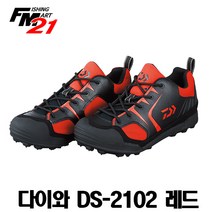 다이와 낚시 슈즈 DS-2102, 레드, 260