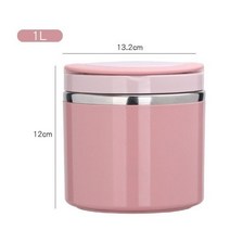 [ZM] 아침 국그릇 스테인리스 휴대용 도시락죽 봉인 도시락통, 블루, 630ML
