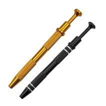 IC 칩 추출기 전자 부품 그 포수 나사 피커 핀셋 픽업 도구 금속 그래버 수리 핸드 툴, 09 Gold Black