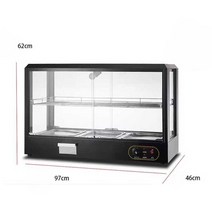 쇼케이스 중형 진열대 보온 쇼케이스 온열기 전시대, 3단