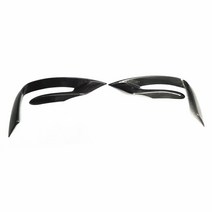 메르세데스 벤츠 S 클래스 W222 AMG 2014-2016 용 앞 범퍼 사이드 에어 트림 탄소 섬유 흡기 프레임 스플, 01 Carbon Fiber