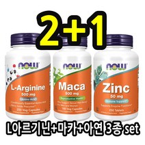 (2+1)나우푸드 L아르기닌+마카+아연 3종 set, 2개