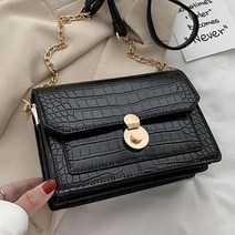 1+1 뱀피무늬 핸드백 토트백 SL355 블랙