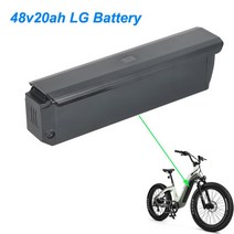 전기자전거 48V 20AH LG 셀 ebike 배터리 전기 자전거 배터리 M200/400/420/500/600 750W Bafang 모터용, 02 48v20ah LG, 한개옵션1