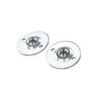 납작모양 플레이트 볼베어링 15mm 쇠구슬 롤러 스틸볼, 납장베어링휠