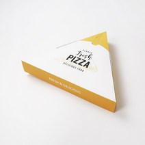 [PW] 일회용 테이크아웃 정삼각 포장 배달 딜리셔스 조각 피자 박스 1박스 200개, [PW] 딜리셔스 조각피자박스 200개