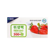 크린나라 위생팩 소형 17x25_300매_4개