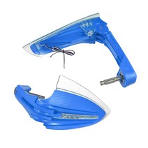 오토바이 핸드 가드는 led 방향 조명이있는 범용 방수 낙하 방지 및 방풍 보호대를 덮습니다., 탄소 섬유