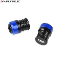 오토바이 액세서리 CNC 알루미늄 휠 타이어 밸브 스템 캡 혼다 용 밀폐 커버 CBR500R 2013-2020 2019, 05 Blue