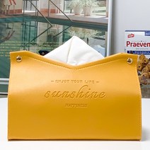 메종드아야 각티슈케이스 7color, 옐로우