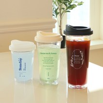 [도매-개별주문제작]냉온겸용 투명리유저블컵355.473 591ml 텀블러제작 (30개이상 제작상품 *1도실크인쇄비포함가), 핑크, 50개