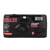 로모카메라 심플유즈 플래쉬 (ISO400-27컷 내장)다회용카메라 필름카메라, 1개, 로모심플유즈카메라-흑백 400-27컷