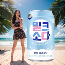 환타 밀크소다 암바사 345mlx24캔