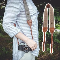 현모양처 올림푸스 미러리스 카메라 넥스트랩 갈색 크로스 가죽, 상세페이지 참조